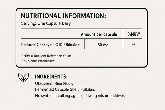 Advanced C0 Q10 - Kaneka Ubiquinol 150mg (60 Vegan Capsules)